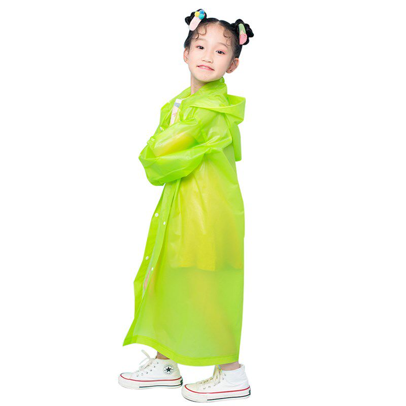 圆点风衣轻便便携小学生小孩防水大童男女童宝宝可爱儿童雨衣雨披