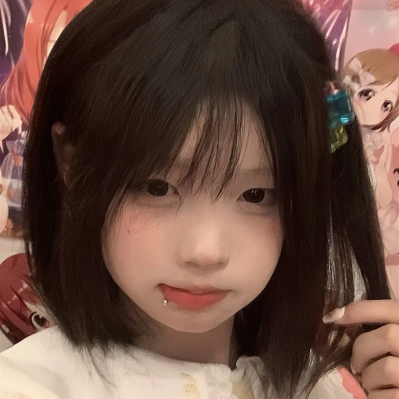 假发女短发新款甜妹波波头仿全真人发圆脸蓬松自然整顶造型全头套