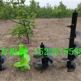 植树打孔机螺旋钻杆土地栽种开孔打洞器新品 雷力挖坑机钻头手提式