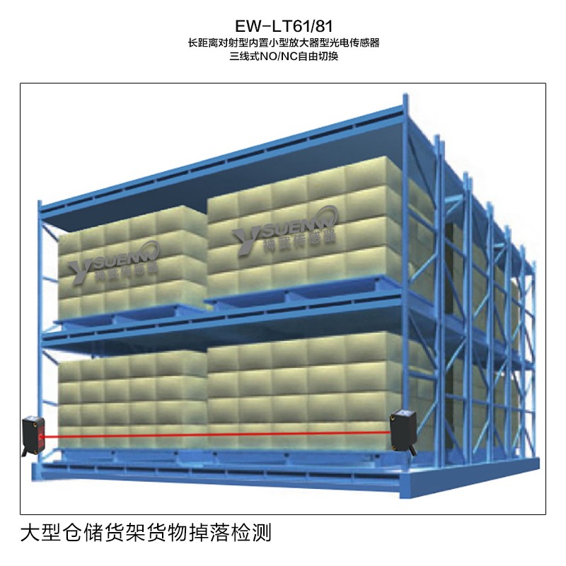 神武EW-LT61远距离型激光对射式光电开关传感器替E3Z-T61A/CX-411