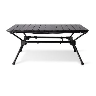 星川MKWAY户外露营桌便携式黑化蛋卷桌铝合金可升降折叠桌轻量化