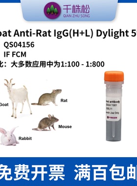 Goat Anti-Rat IgG (H+L) -Dylight 594 二抗 IF FCM 实验