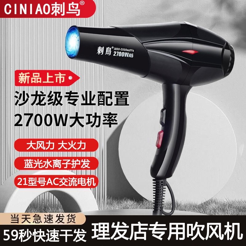 刺鸟吹A5风机家用大功率理发店专风力速干电吹风筒用发型师发廊大,个人护理/保健/按摩器材,电吹风,淘宝优惠券,粉丝福利购,淘宝优惠卷