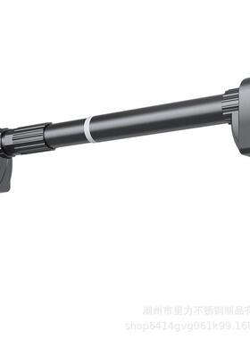 不锈钢免打孔衣伸缩晾衣杆收缩窗帘杆阳台晾浴室浴帘架杆能万型