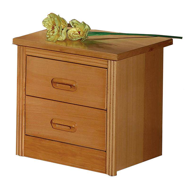 北欧床柜储物柜木简约经33、66、济型床头质柜边卧榉木双抽屉收室
