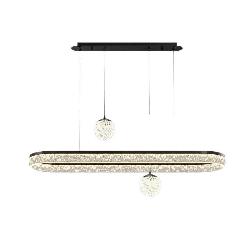 餐厅灯厅意式极简轻奢高级感冰裂纹亚克258饭吊吧台餐桌力长条,家装灯饰光源,智能吊灯,淘宝优惠券,粉丝福利购,淘宝优惠卷