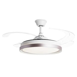 48寸铜电机餐厅客厅隐形风扇灯体家用变大频静全音无品牌/灯具一