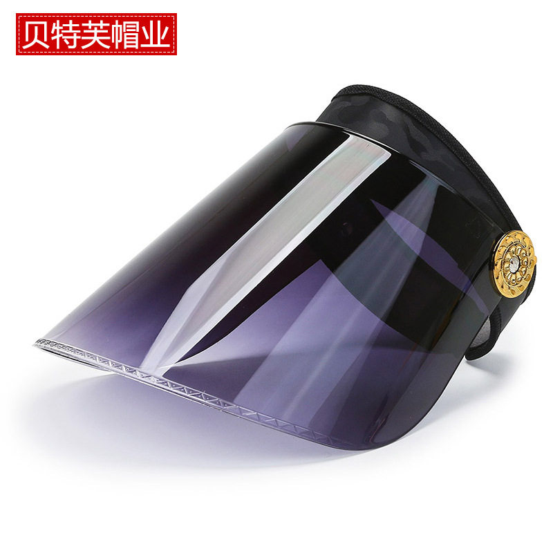 防晒空顶帽夏季时尚简约骑车防UV