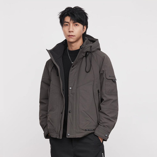 风魄男士连帽羽绒棉服防风保暖