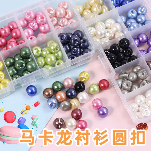 依巧彩色蘑菇树脂纽扣儿童宝宝