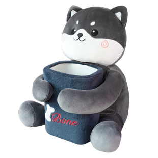 车载纸巾盒垃圾桶二合一汽车扶手箱抽纸盒挂式创意可爱车内装饰品