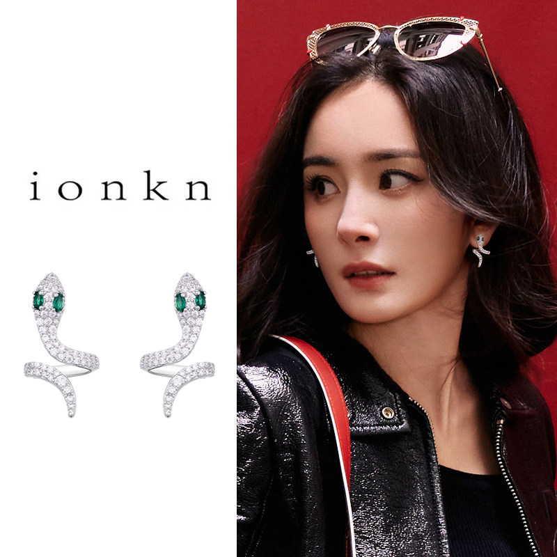 银色蛇形耳夹女新款独特绝美无耳洞耳环艺术生轻奢高级感气质耳饰