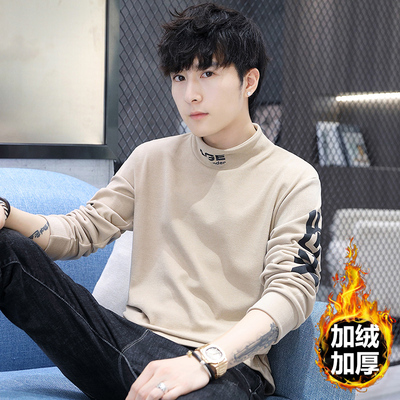 双面德绒打底衫男士青少年学