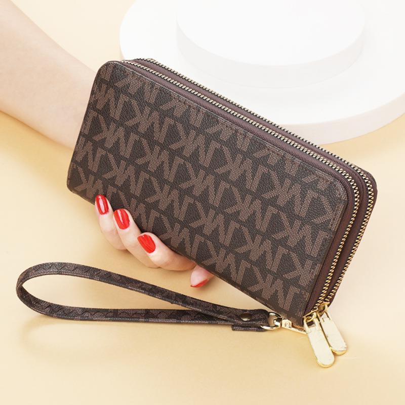 Long Casual Wallet for Women New Clutch Bag Female Double La