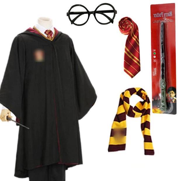 Harry Potter Costume Magic Robes cosplay Halloween cape 斗篷