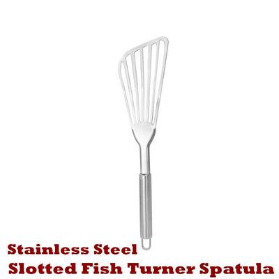 Slotted Fish Turner Spatula Stainless Steel