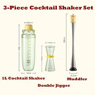 Cocktail Shaker Bar Set Margarita Mixer Drink Cup