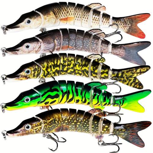 Proaovao 7-19g Swimbait Pike Wobblers Crankbait Fishing Lure