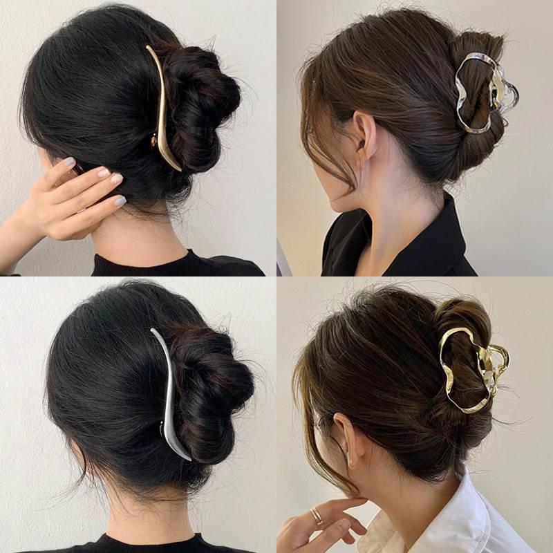 Women Girls Korean Hair Clips Ponytail Clip Hair Accessories