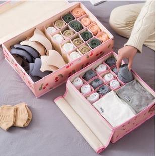 内衣储物箱壁橱组织者抽屉短袜