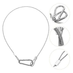 Stainless Cable Steel Locks Ropes Buckle Braided Safety