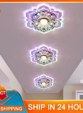 Modern LED Crystal Ceiling Lights Hallway Living Room
