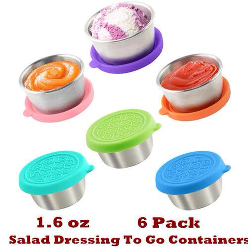 Salad Dressing To Go Containers Sauce Cups Lunch Boxes