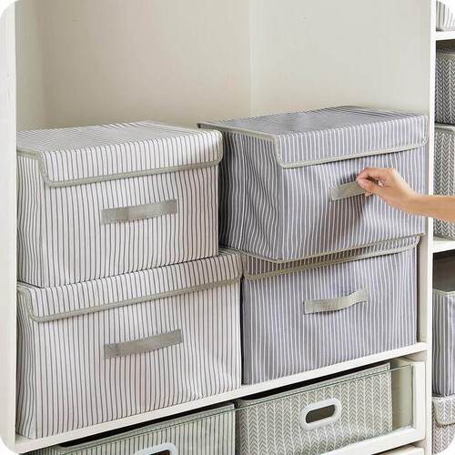 closet storage box fabric box folding clothes quilt packing