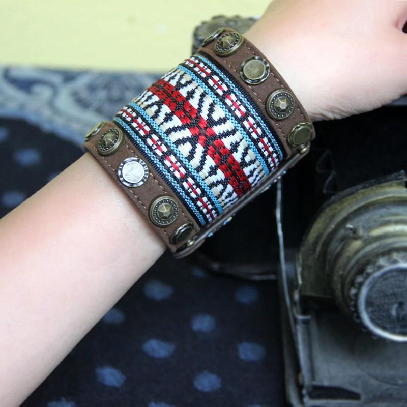 Small Design Retro Woven Splice Personalized Bracelet