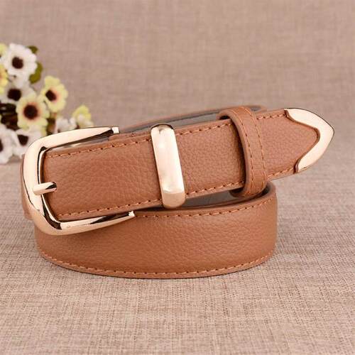 female retro belts women casual belt ladies pin buckle belt