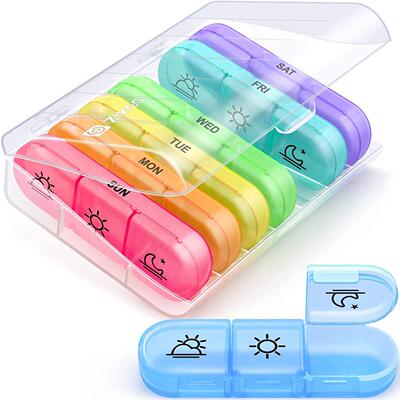 Pill Organizer Medicine Box 2 times a day