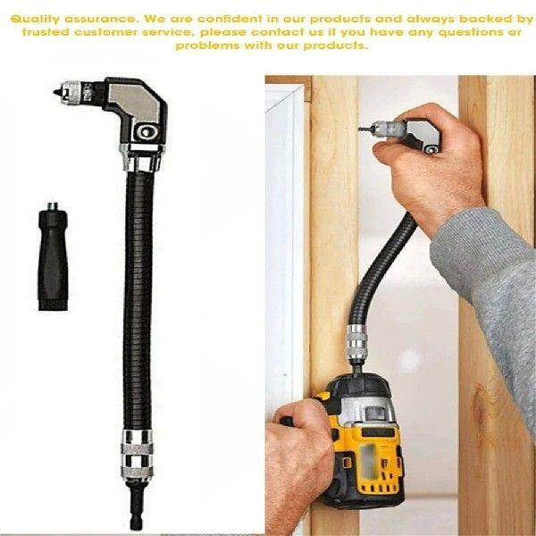 90 Degree Right Angle Drill 6.35mm Screwdriver Adapter