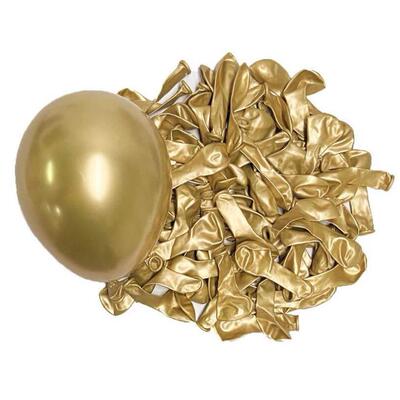 10/20/30pcs Metallic Birthday Balloons Metal Blue Red