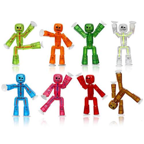 1pc Suction Cup Stickbot Toys Sticky Robbot Toys For Boys Fu