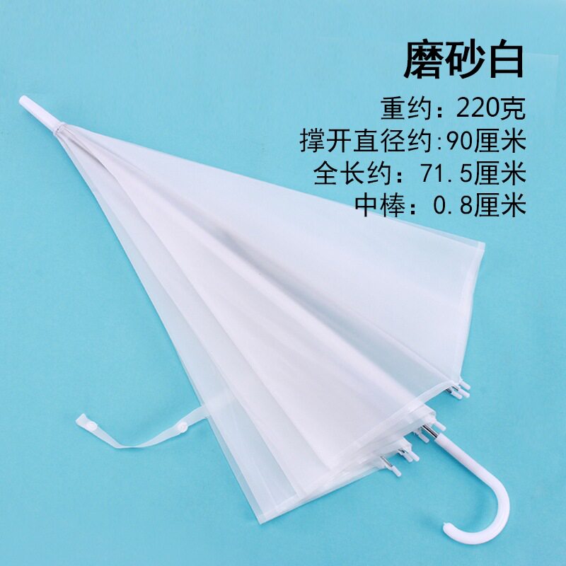 批 发 厂家直销一次性雨伞手动款结实透明雨伞高质量透明氛围感
