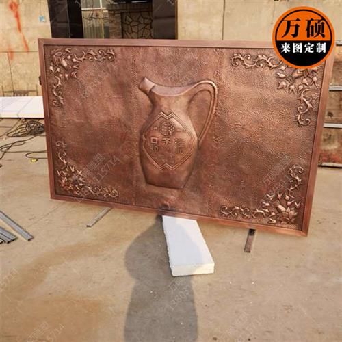 锻铜紫铜浮雕制作厂家室内酒店会所大堂墙面浮雕装饰画壁画浮雕图片