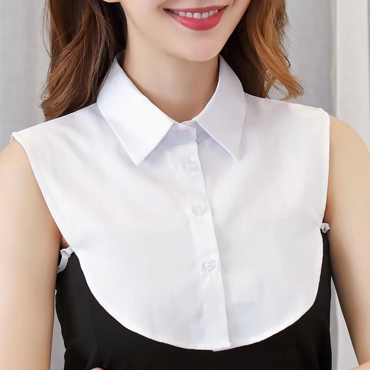 韩版假领子女装饰衬衫领假衣领黑白衬衣领百搭假领毛衣卫衣假领子