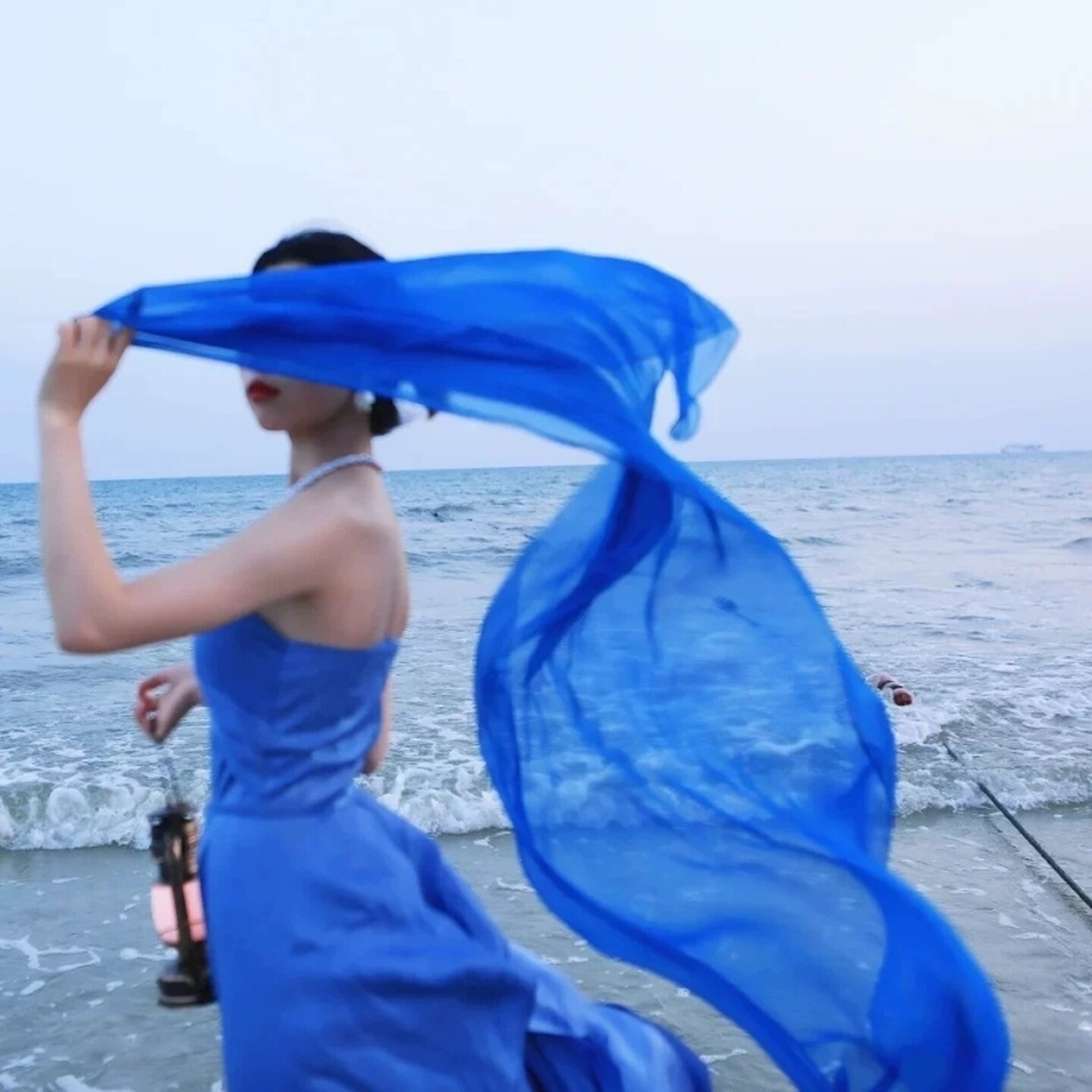 泳衣下半身遮挡裙泳衣外搭罩衫可下水沙滩披肩防走光比基尼披肩巾