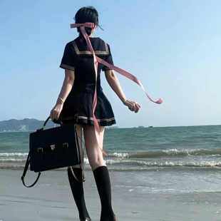 甜美超长飘带蝴蝶结发夹女后脑勺半扎发jk头饰2026新款芭蕾风发带