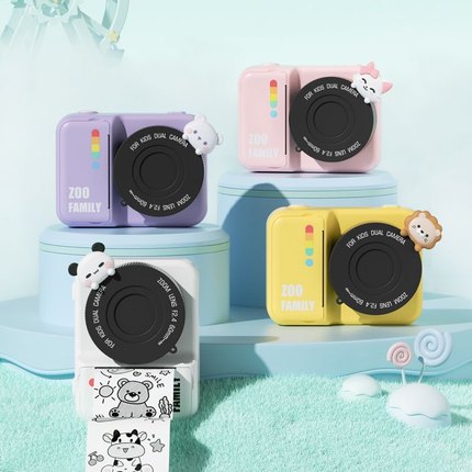 儿童相机可拍照可打印P2热敏纸数码学生拍立得相机玩具