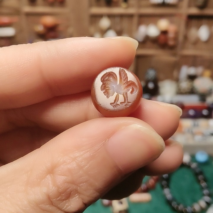 萨珊红玉髓半球印章13.5m，满百包邮,饰品/流行首饰/时尚饰品新,其它首饰,淘宝优惠券,粉丝福利购,淘宝优惠卷