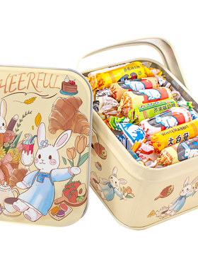 上海冠生园大白兔奶糖148g-498g罐装混合味糖果年货节日礼物gsy