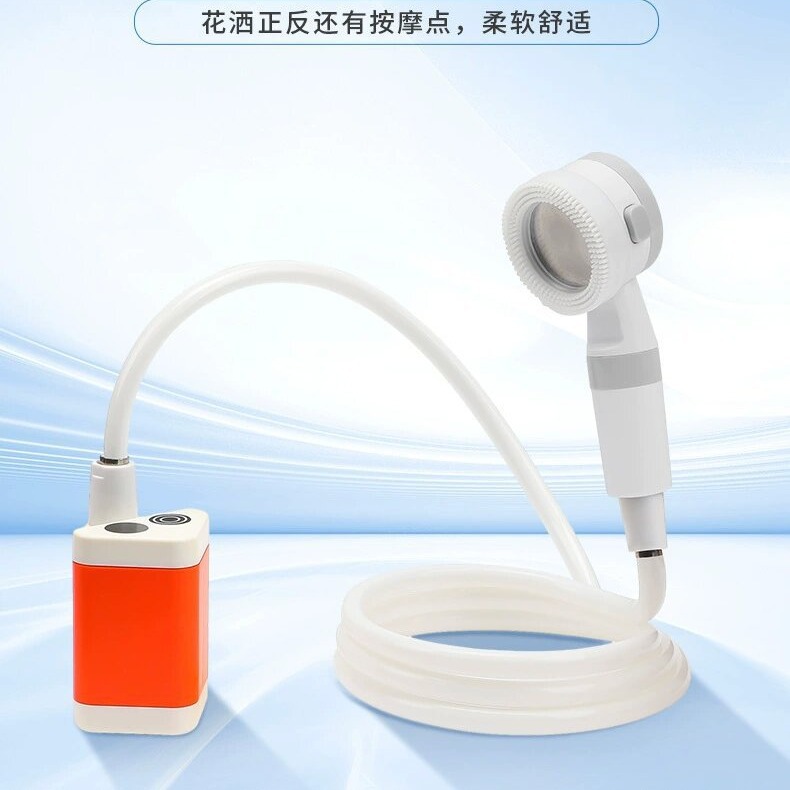 户外沐浴洗澡神器工地宿舍露营简易淋浴液晶屏新一代便携