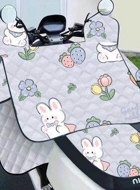 2025年新款电动车挡风被夏季防晒被薄款双面防水防晒罩夏天坐垫款