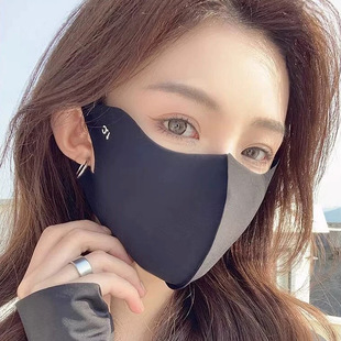 2025防晒口罩女冰丝遮全脸护眼角高颜值防紫外线透气痕遮阳面罩