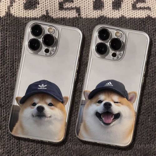 趣味可爱柴犬适用小米15/17TPro手机壳civi5Pro透明Turbo345Max红米K90K80至尊版K70K60冠军版note15Pro+14