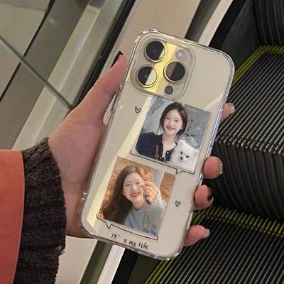 ins赵露思插画适用真我GTNeo3/Neo2T手机壳GT7Pro透明realme1213Pro+V11V13V25V30tV50sV60学生Q3iQ5狂欢版