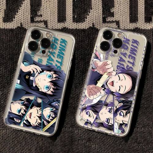 动漫鬼面之刃适用真我GTNeo3/Neo2T手机壳realme1012Pro+透明V11V13V20V15V25V30tV50sV60学生Q3iQ5狂欢版