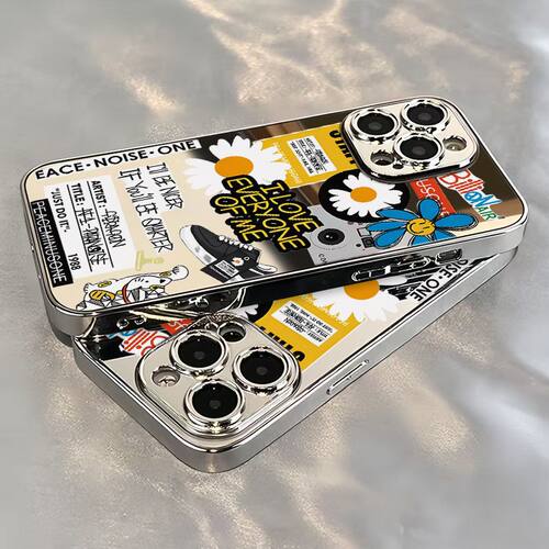 镜面权志龙雏菊标签适用WINTurbo荣耀Power畅玩60Plus手机壳500400300200100Magic8学生x70ix60x50i+Play78T