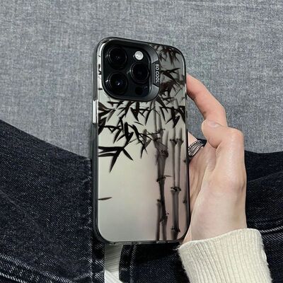 国风墨色竹林适用vivoS30S50Prominis20s19s18s17t手机壳彩银磨砂X300X200S学生Y500y300y200y100iy78y37y36m